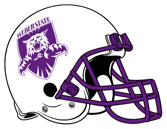 Weber State Wildcats 2001-2005 Helmet Logo vinyl decal